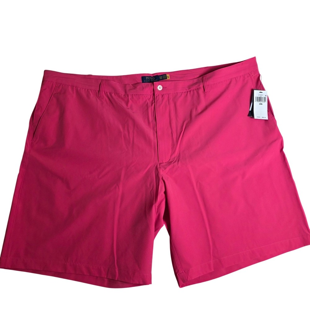 Polo Ralph Lauren Golf Shorts Mens 50B Pink Performance Stretch, Classic Fit